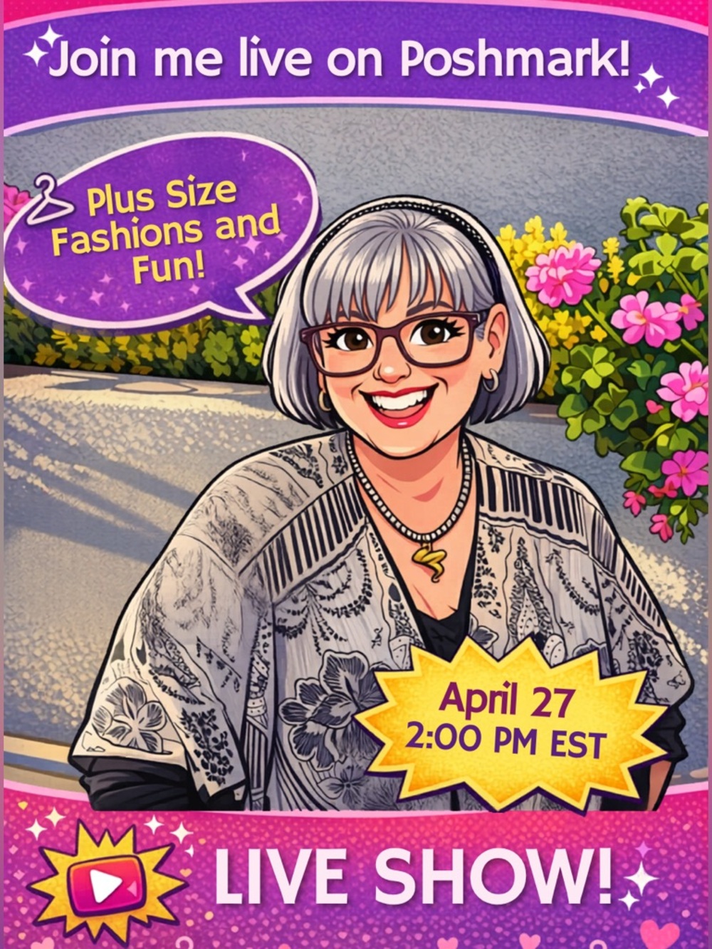 Join me April 27 my closet takes center stage with SPECIALS — pre‑measured.